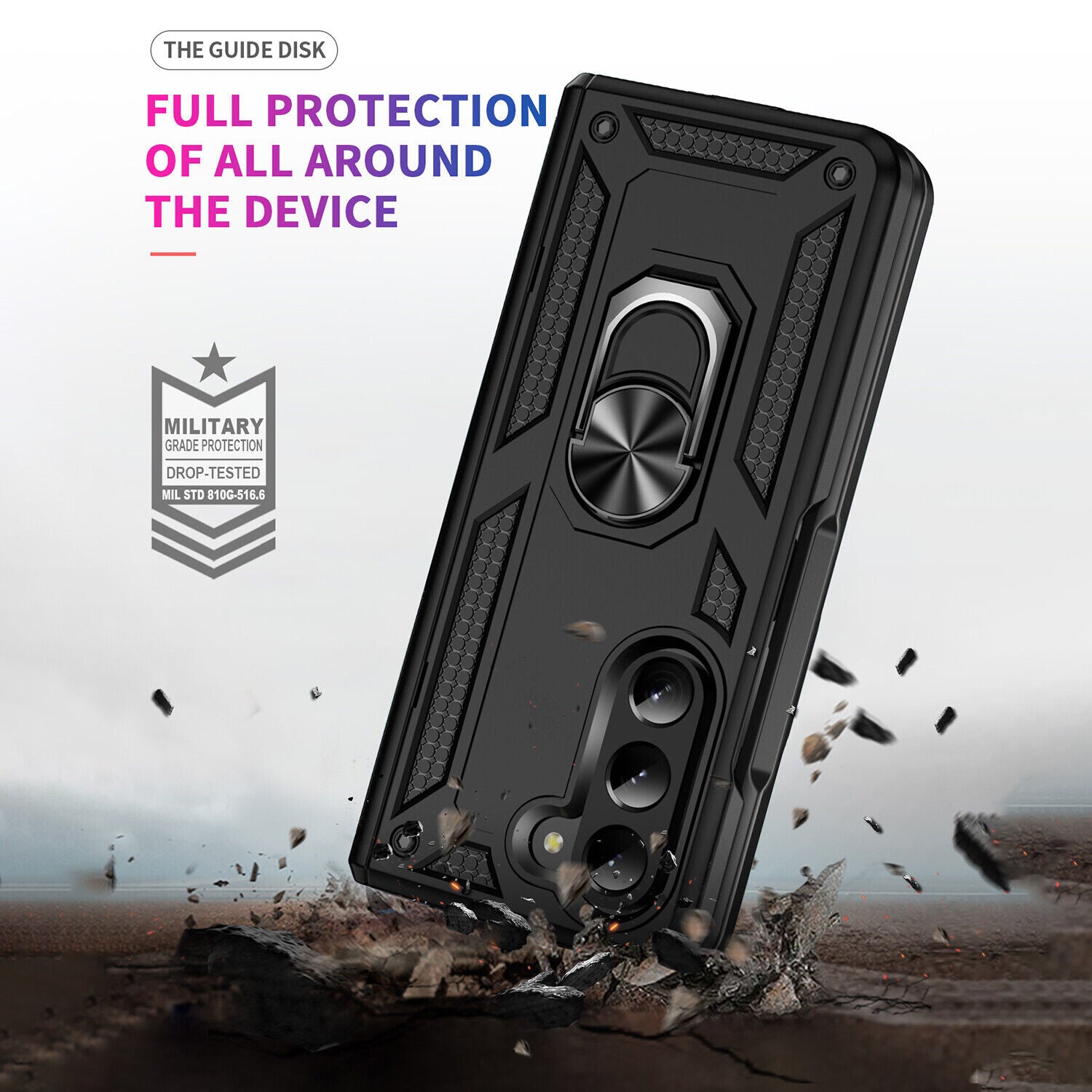 Coque hybride Ring pour Samsung Galaxy Z Fold 6 5G Coque hybride Ring pour Samsung Galaxy Z Fold 6 5G